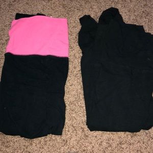 2 crop VS leggings
